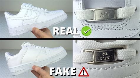 nike air force one fake vs real|air force 1 without metal.